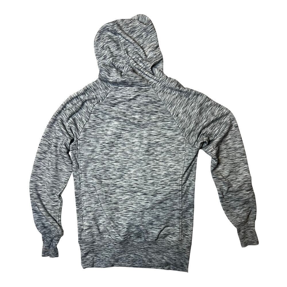 Green Tea Women’s Small Gray Heather Pullover Hoodie Kangaroo Pocket - Picture 4 of 4
